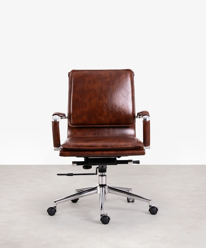 Silla de Oficina en Polipiel Low Base Dallas