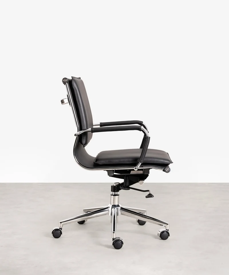 Silla de Oficina en Polipiel Low Base Dallas