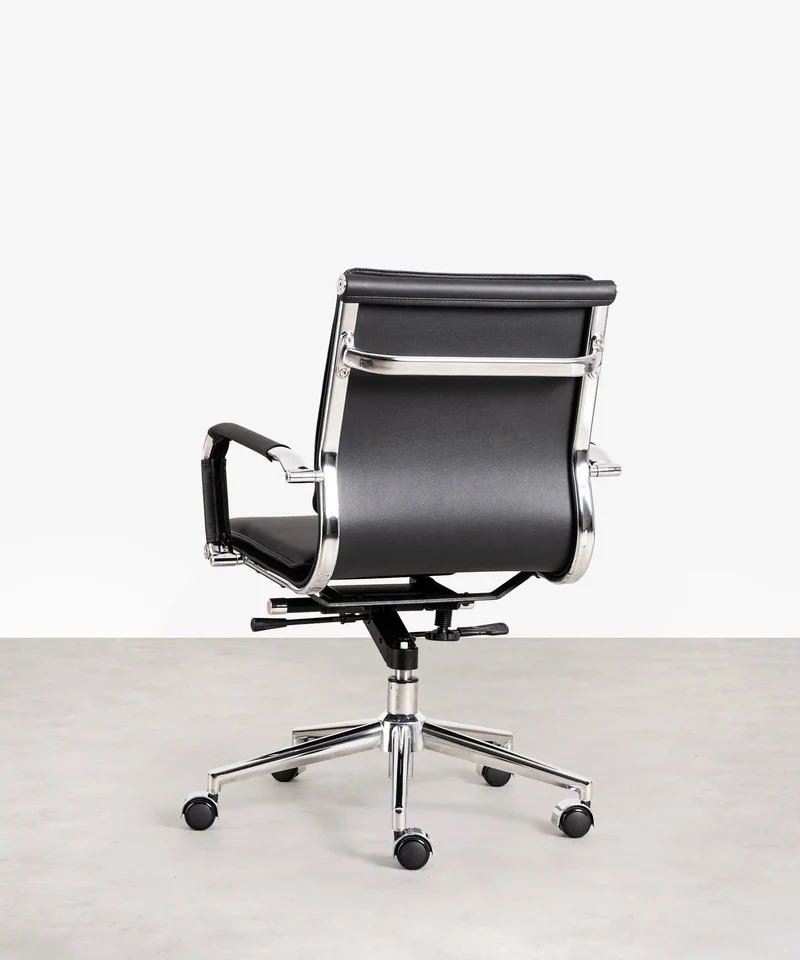 Silla de Oficina en Polipiel Low Base Dallas