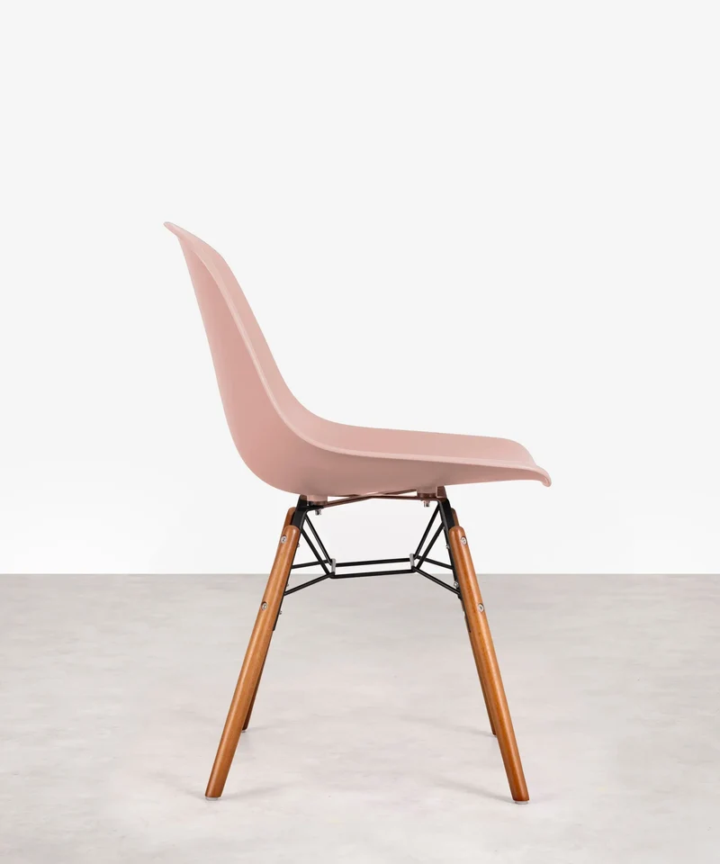 Silla de Polipropileno y Madera Elon