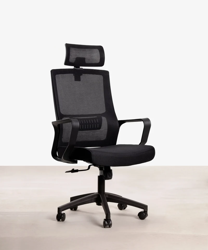 Silla Oficina Ergonómica de Nylon y Polipropileno Zenith