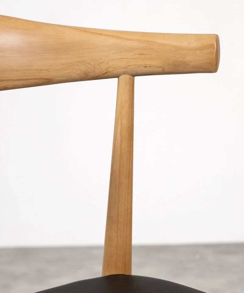 Silla de Comedor en Madera y Polipiel Denver