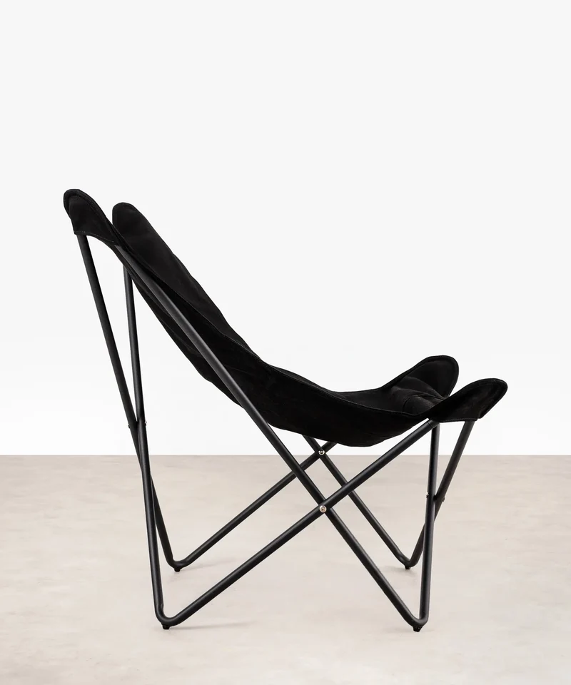 Silla en Tela y Metal Butterfly Wax