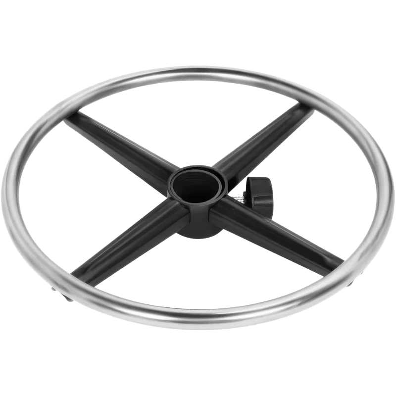 19" Metal Chrome Foot Rest Ring for Herman Miller and Other Office Stools by OLS