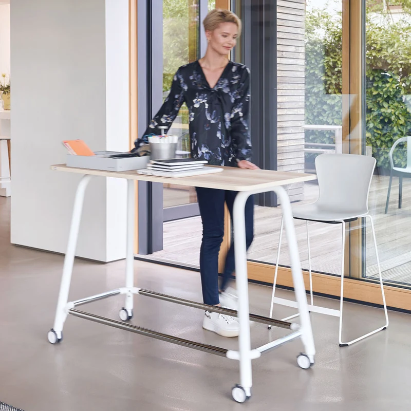 sedus se:lab high desk | mobiler Stehtisch | Tisch auf Rollen - viele Farben