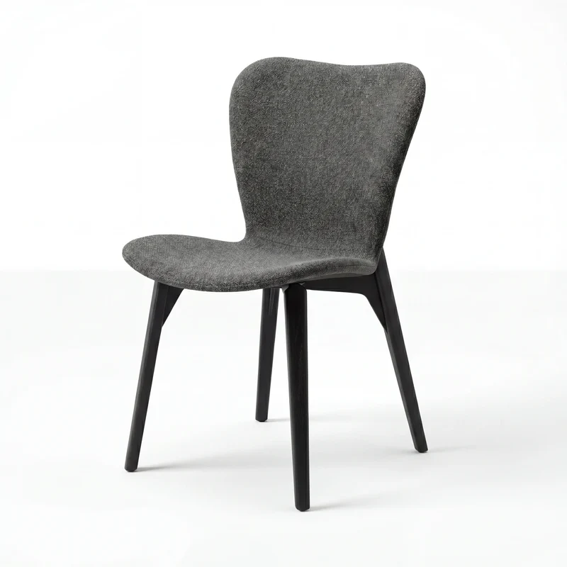 Stuhl, pebble grau bouclé