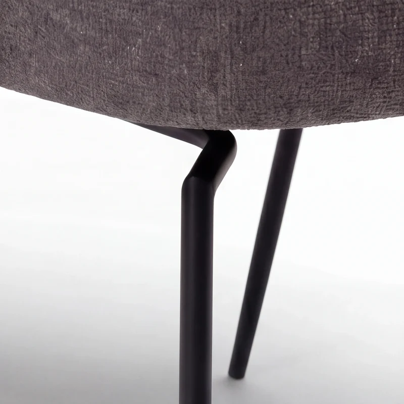 Stuhl inkl. Drehfunktion, Bae, pebble earth bouclé