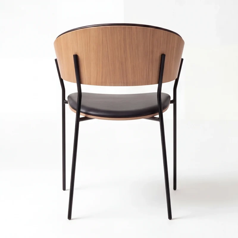 Stuhl, Crib, Kunstleder raven schwarz faux