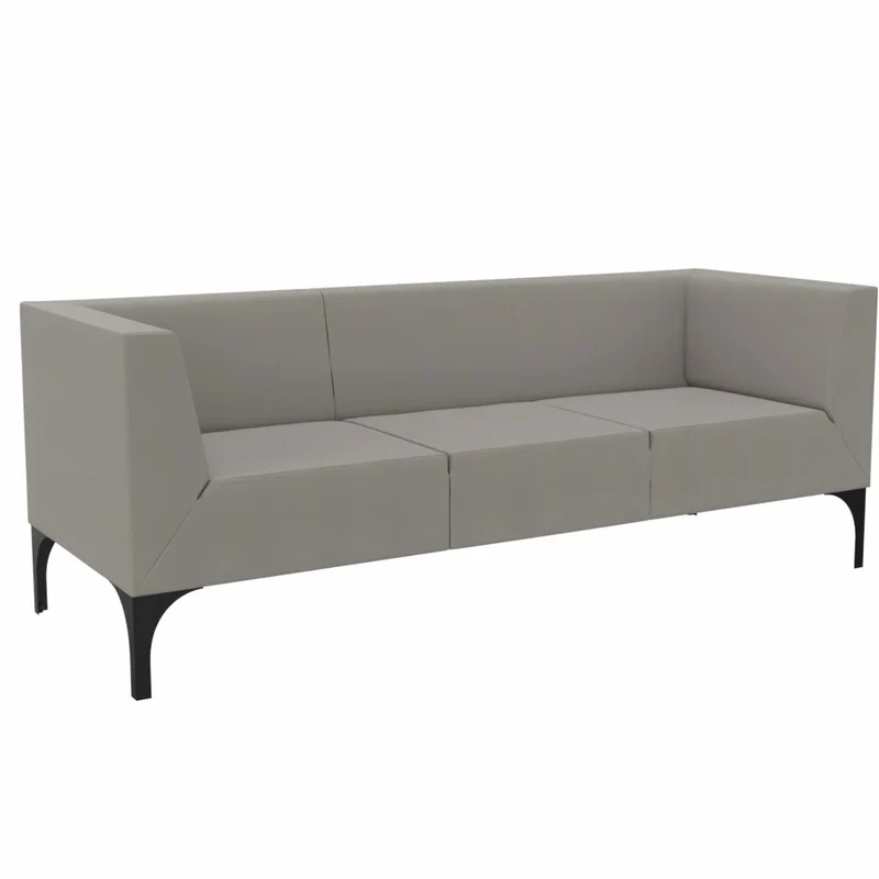 SMV Paralles Lounge Sofa 3er | Loungesofa Brandschutzzertifiziert | schwer entflammbar nach DIN 66084 p-a / B1