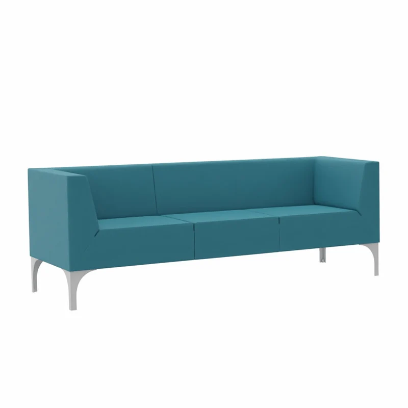 SMV Paralles Lounge Sofa 3er | Loungesofa Brandschutzzertifiziert | schwer entflammbar nach DIN 66084 p-a / B1