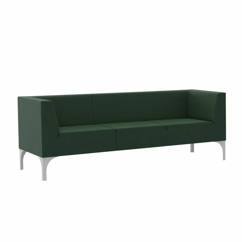 SMV Paralles Lounge Sofa 3er | Loungesofa Brandschutzzertifiziert | schwer entflammbar nach DIN 66084 p-a / B1