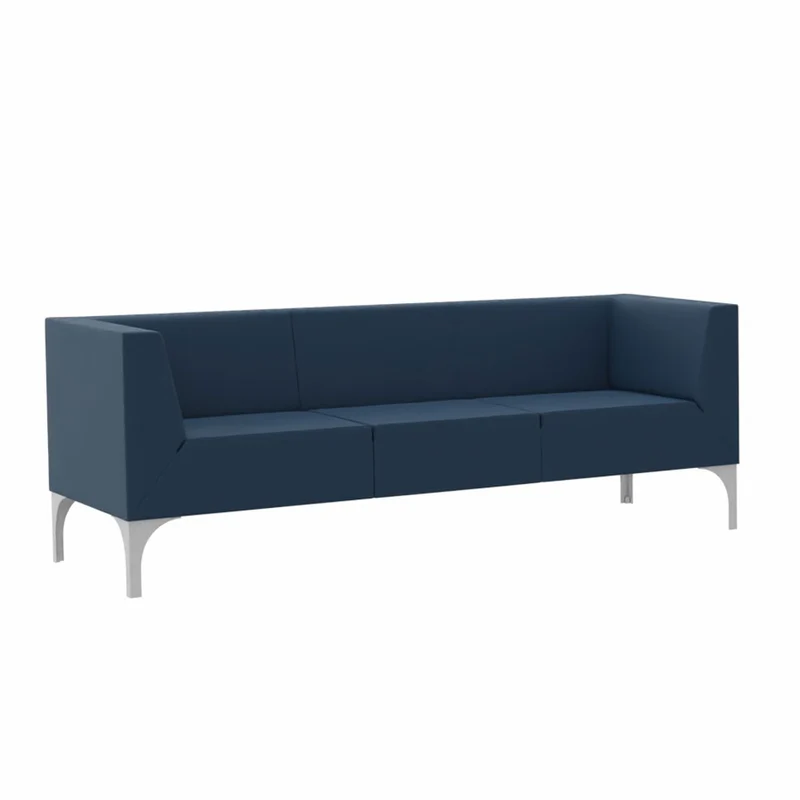 SMV Paralles Lounge Sofa 3er | Loungesofa Brandschutzzertifiziert | schwer entflammbar nach DIN 66084 p-a / B1