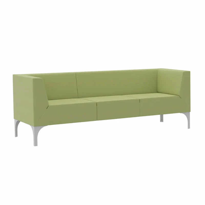 SMV Paralles Lounge Sofa 3er | Loungesofa Brandschutzzertifiziert | schwer entflammbar nach DIN 66084 p-a / B1