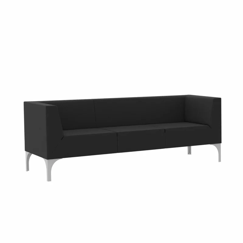 SMV Paralles Lounge Sofa 3er | Loungesofa Brandschutzzertifiziert | schwer entflammbar nach DIN 66084 p-a / B1