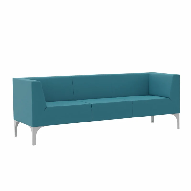 SMV Paralles Lounge Sofa 3er | Loungesofa Brandschutzzertifiziert | schwer entflammbar nach DIN 66084 p-a / B1