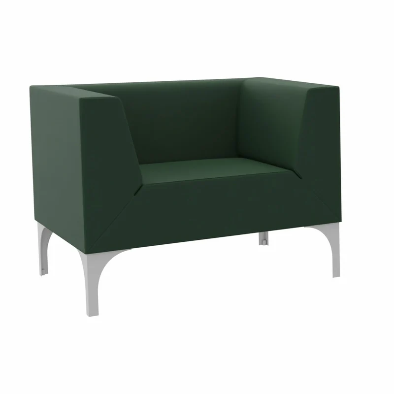 SMV Paralles Lounge-Sofa 1er | Lounge-Sessel Brandschutzzertifiziert | schwer entflammbar nach DIN 66084 p-a / B1