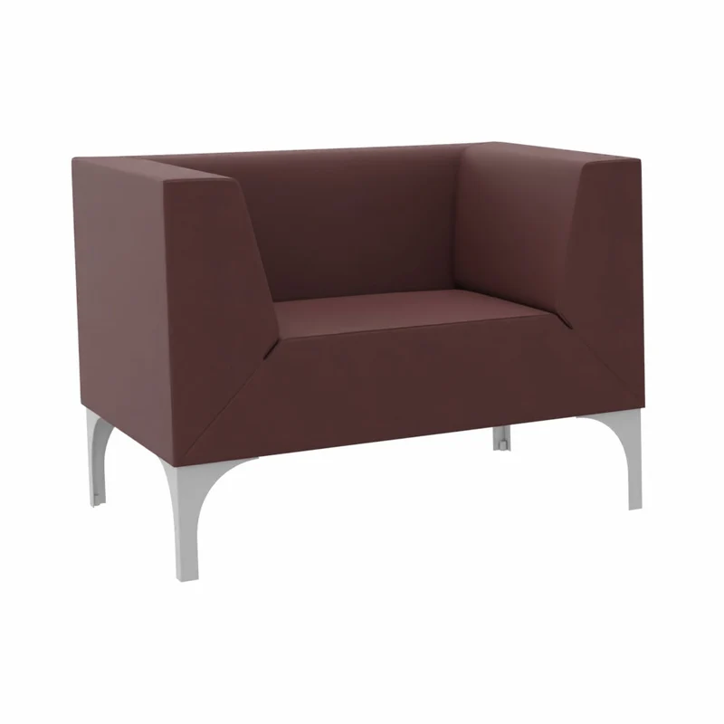 SMV Paralles Lounge-Sofa 1er | Lounge-Sessel Brandschutzzertifiziert | schwer entflammbar nach DIN 66084 p-a / B1