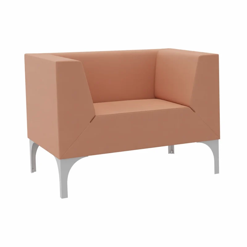 SMV Paralles Lounge-Sofa 1er | Lounge-Sessel Brandschutzzertifiziert | schwer entflammbar nach DIN 66084 p-a / B1