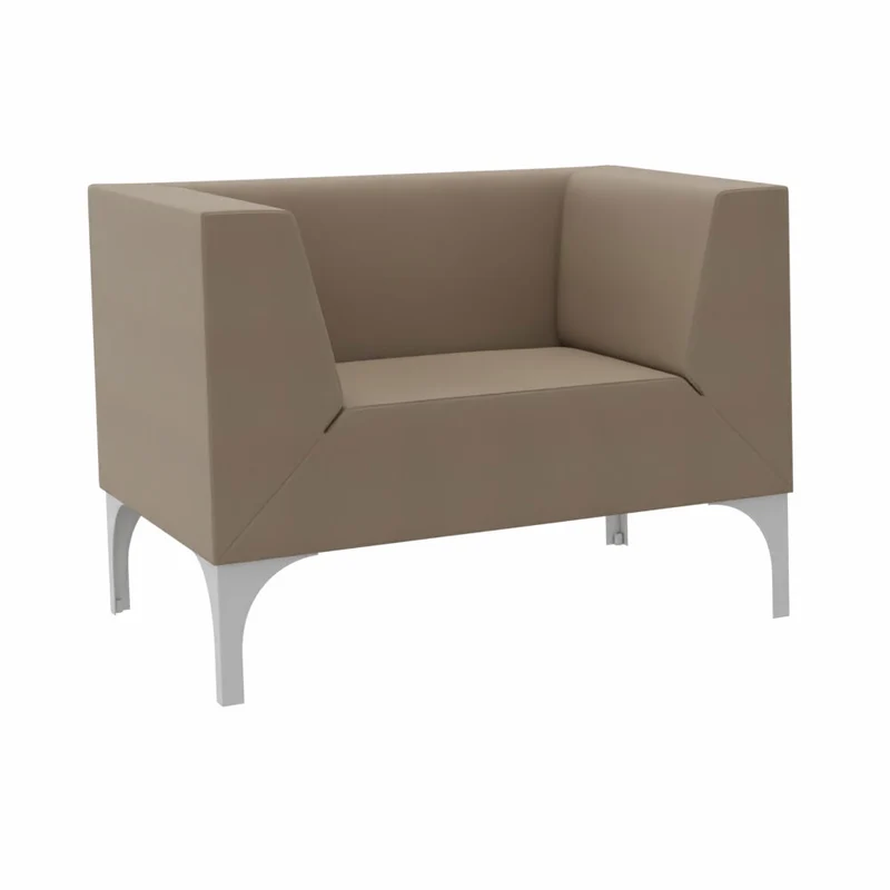 SMV Paralles Lounge-Sofa 1er | Lounge-Sessel Brandschutzzertifiziert | schwer entflammbar nach DIN 66084 p-a / B1