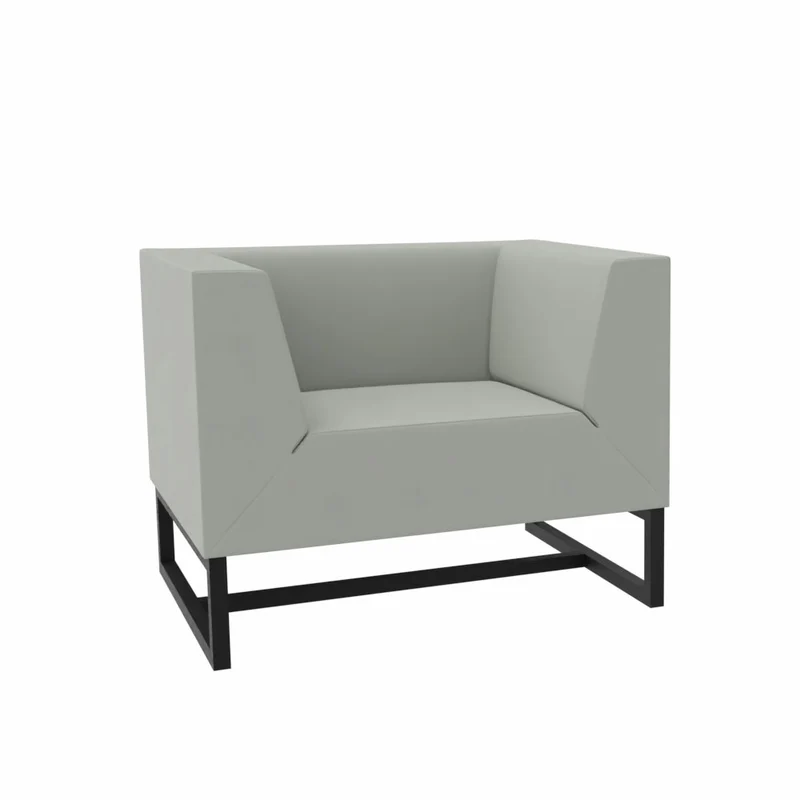 SMV Paralles Lounge-Sofa 1er | Lounge-Sessel Brandschutzzertifiziert | schwer entflammbar nach DIN 66084 p-a / B1