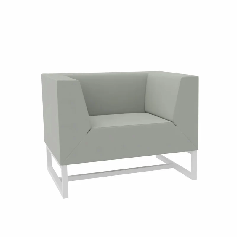 SMV Paralles Lounge-Sofa 1er | Lounge-Sessel Brandschutzzertifiziert | schwer entflammbar nach DIN 66084 p-a / B1