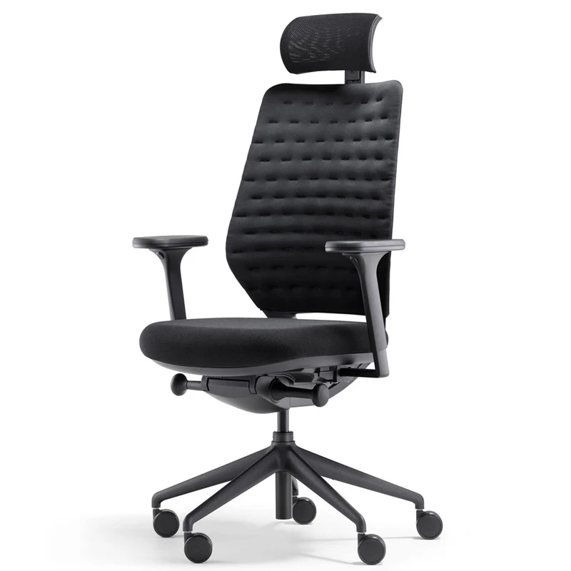 FM asiento Supersoft Bürostuhl - mit Kopfstütze