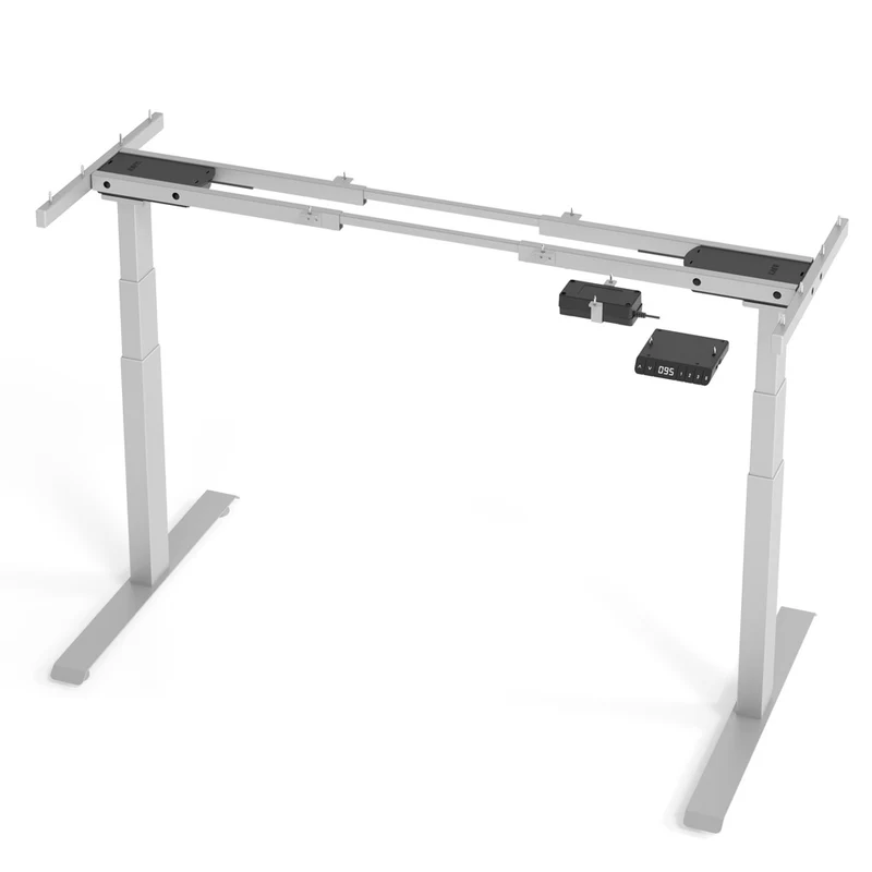 YOS T5 Höhenverstellbares Schreibtisch Gestell | Tischgestell | bis 129,5 cm | 3 Farben