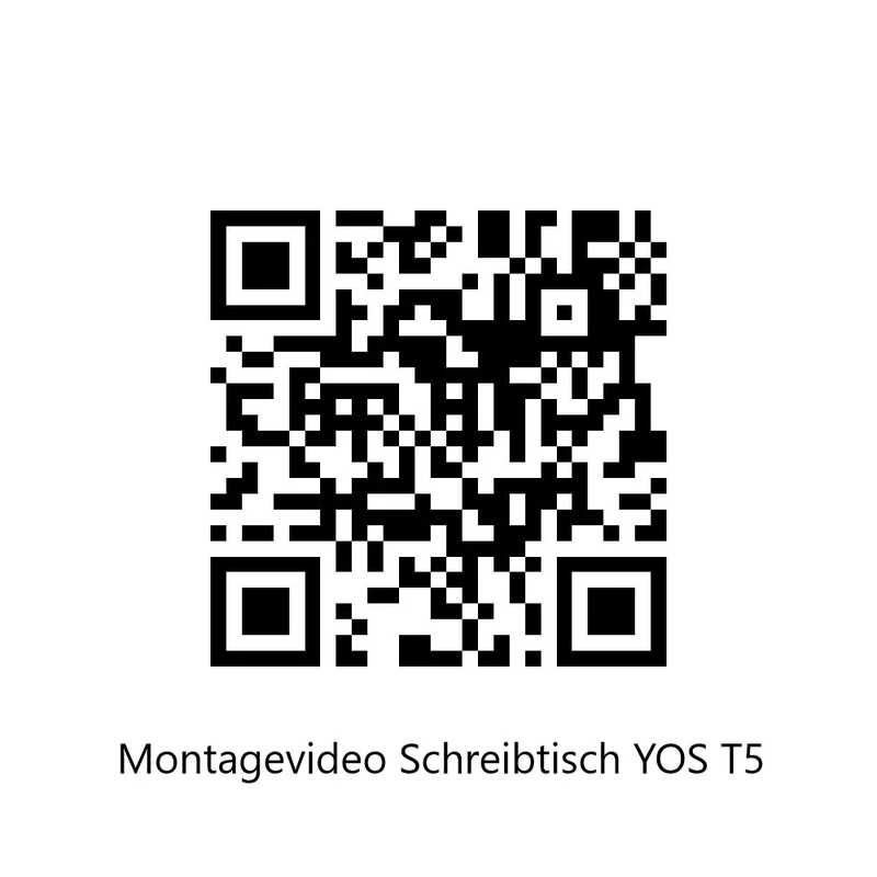YOS T5 Höhenverstellbares Schreibtisch Gestell | Tischgestell | bis 129,5 cm | 3 Farben