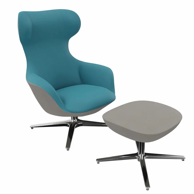 SMV Rook Loungesessel | Sessel Brandschutzzertifiziert | schwer entflammbar nach DIN 66084 p-a / B1