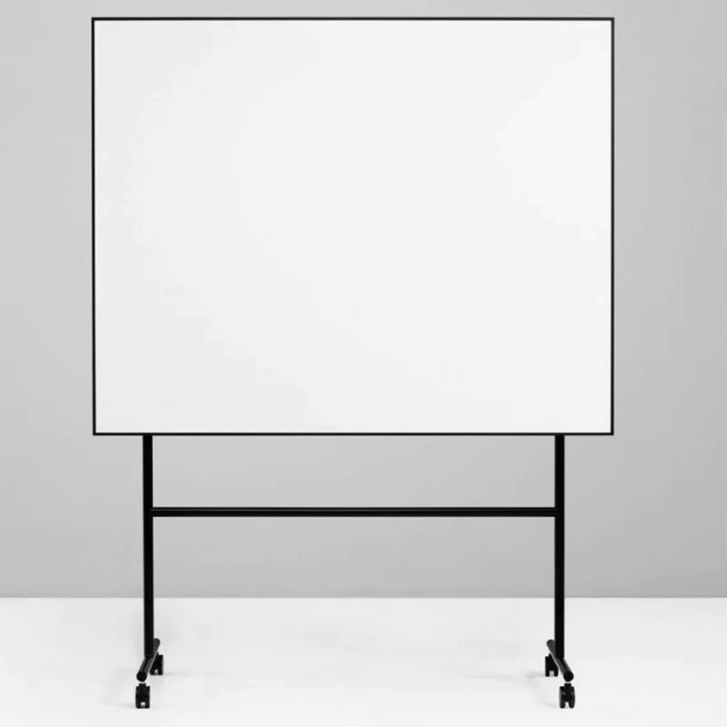 LINTEX ONE Mobile | Mobiles Keramik Whiteboard | schwarzes - weißes Gestell | 3 Größen