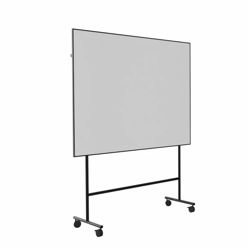 LINTEX ONE Mobile | Mobiles Keramik Whiteboard | schwarzes - weißes Gestell | 3 Größen