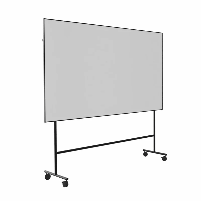 LINTEX ONE Mobile | Mobiles Keramik Whiteboard | schwarzes - weißes Gestell | 3 Größen