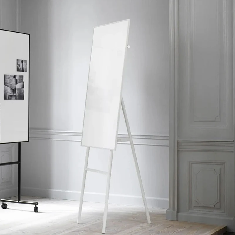 LINTEX ONE Flipchart | Keramik Whiteboard | schwarzes - weißes Gestell