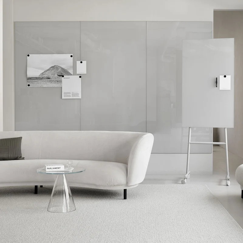 LINTEX Mood Spaces | Glas Whiteboard | Magnetische Schreibtafel | 24 Farben