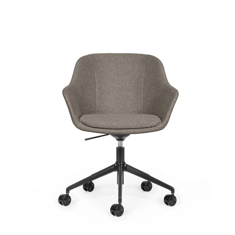 lento Smart Cosy D high | Gestell schwarz | Konferenzstuhl | Besucherstuhl | Wippfunktion & Rollen