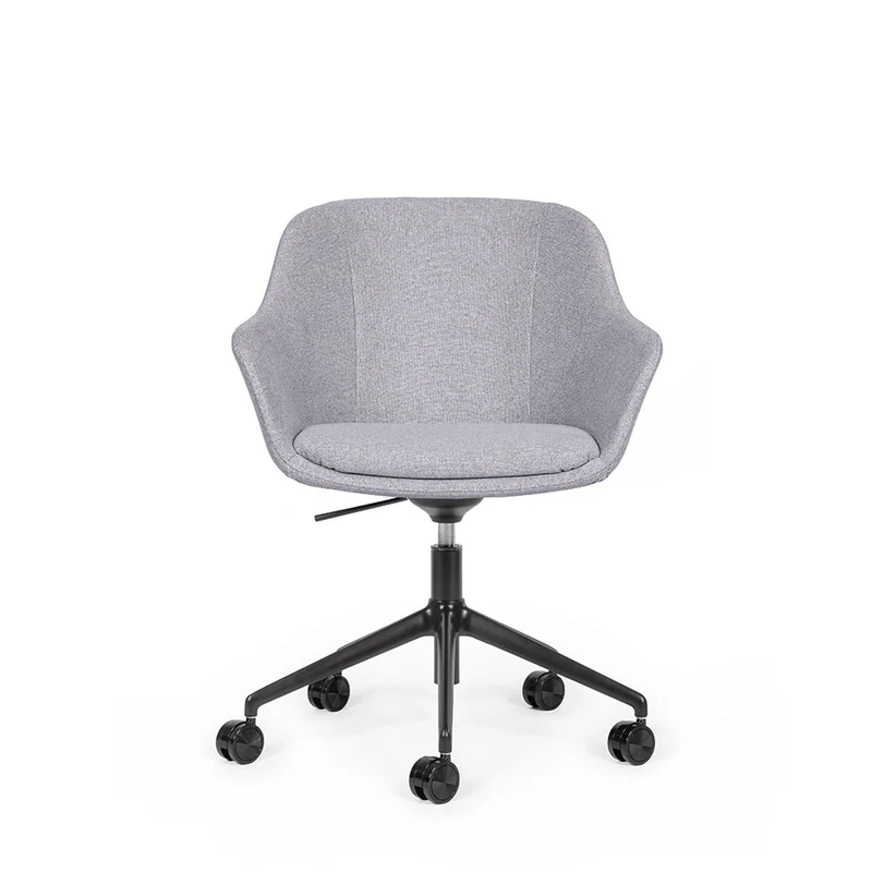 lento Smart Cosy D high | Gestell schwarz | Konferenzstuhl | Besucherstuhl | Wippfunktion & Rollen