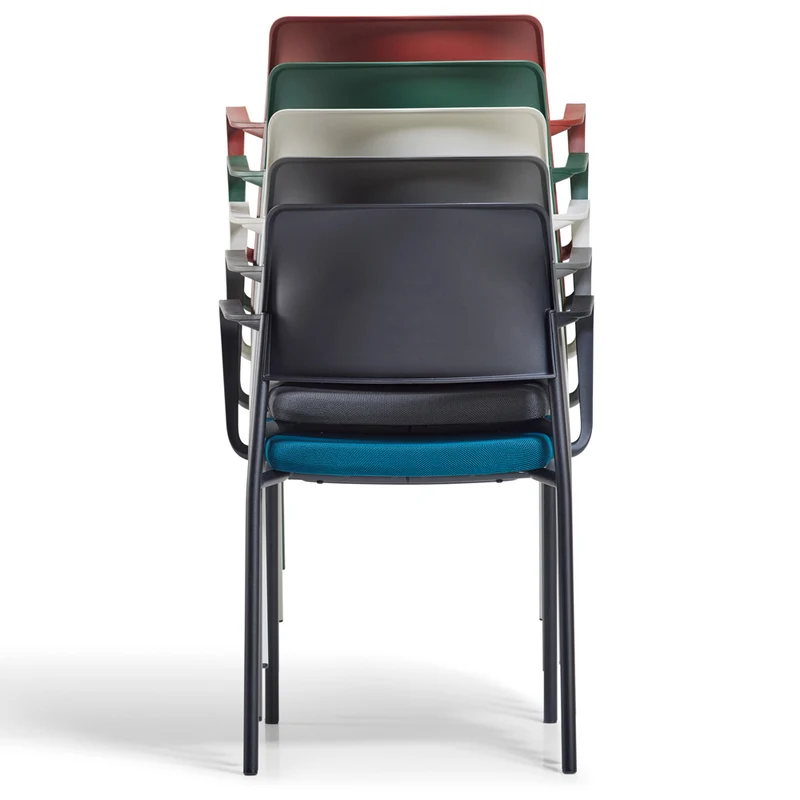 FM Asiento Besucherstuhl | Wartezimmerstuhl | Stapelstuhl 4-Fuß