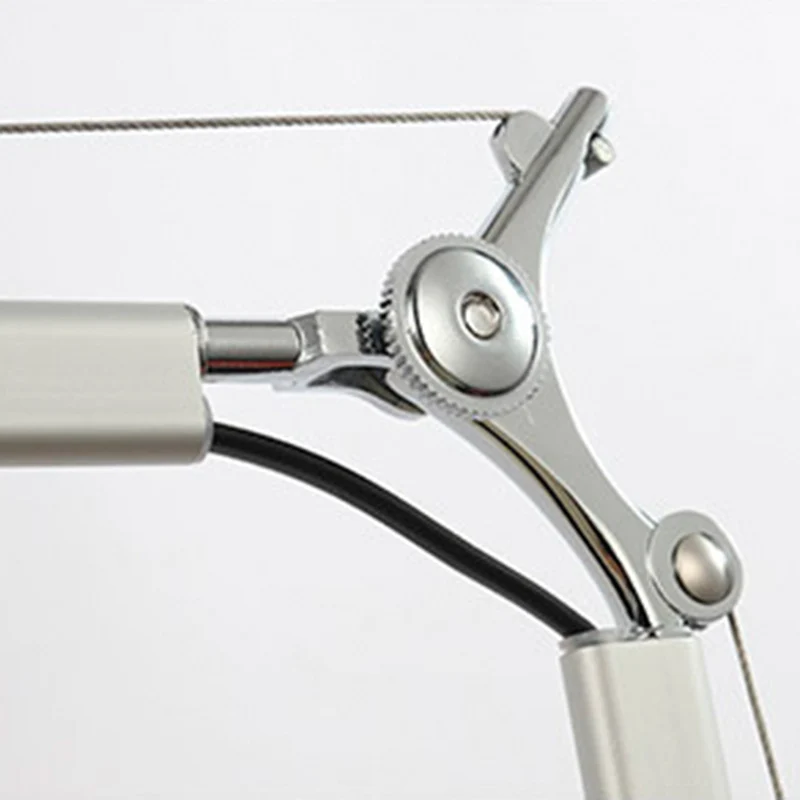 Contemporary Industrial Cylindrical Aluminum Alloy Adjustable 1-Light Desk Lamp For Home Office