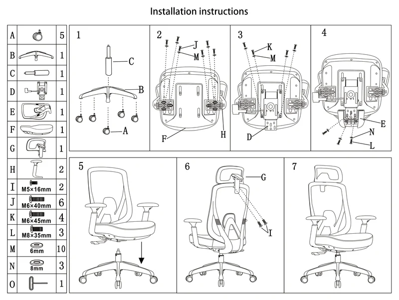 Modern Minimalist Grey High-Back Mesh Executive Chair - 4D Adjustable Headrest & Tilt Ergonomic Office Chair For Home Office