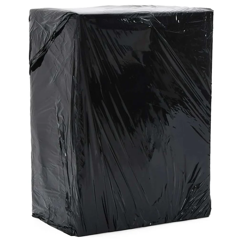 Película extensível 6 unid preto 30 μm 50 cm x 300 m
