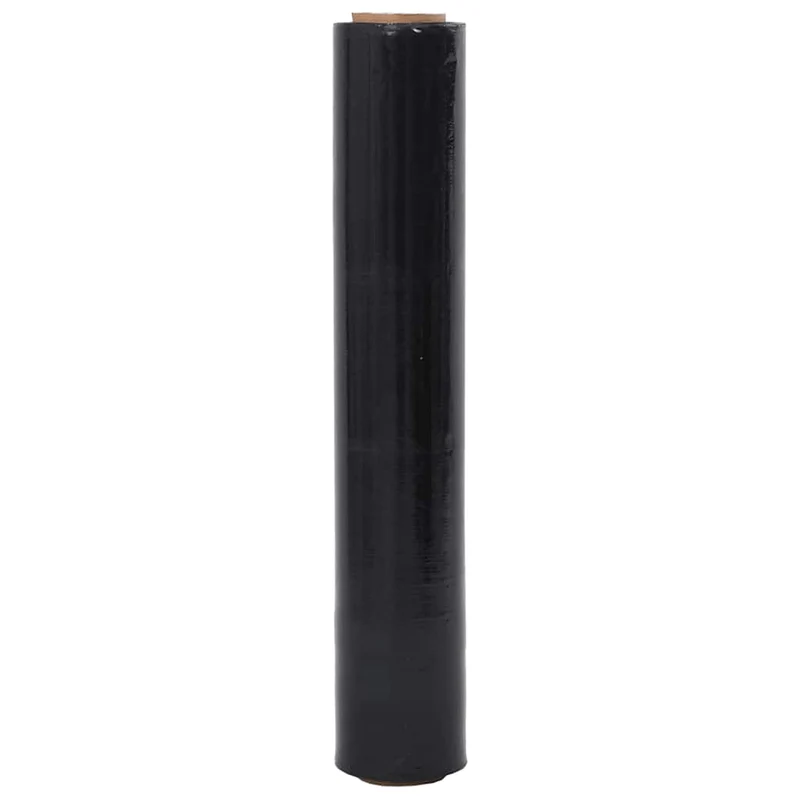 Película extensível 6 unid preto 30 μm 50 cm x 300 m