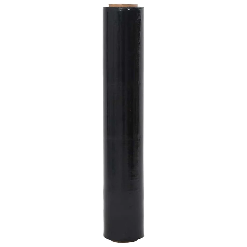 Película extensível 2 unid preto 20 μm 50 cm x 300 m