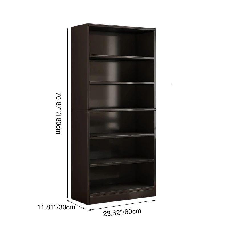 Modern Minimalist Rectangular Eco-Friendly Board Bookshelf 6-Tier For Home & Office