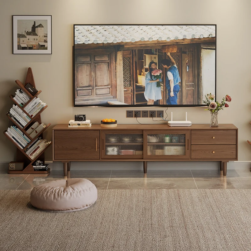 Contemporary Creative Bamboo Shoot-Shaped Rubberwood Floor-Standing Bookshelf 8/10-Tier For Study Room