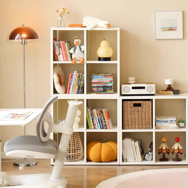 Modern Minimalist Carbon Steel Square Rectangle Storage Cabinet 4/6/8-Cabinet For Living Room