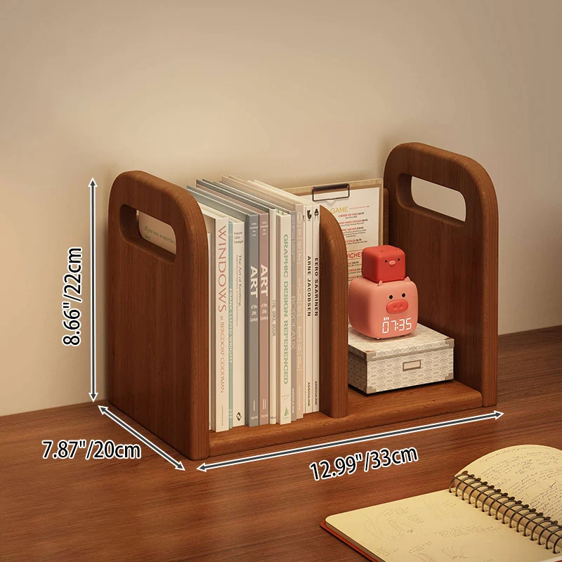 Modern Minimalist Melamine-faced MDF Curved Rectangular Desktop Storage Shelf 2/4-Shelves For Living Room