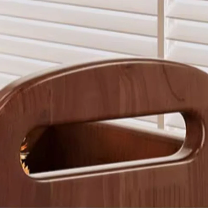 Modern Minimalist Melamine-faced MDF Curved Rectangular Desktop Storage Shelf 2/4-Shelves For Living Room