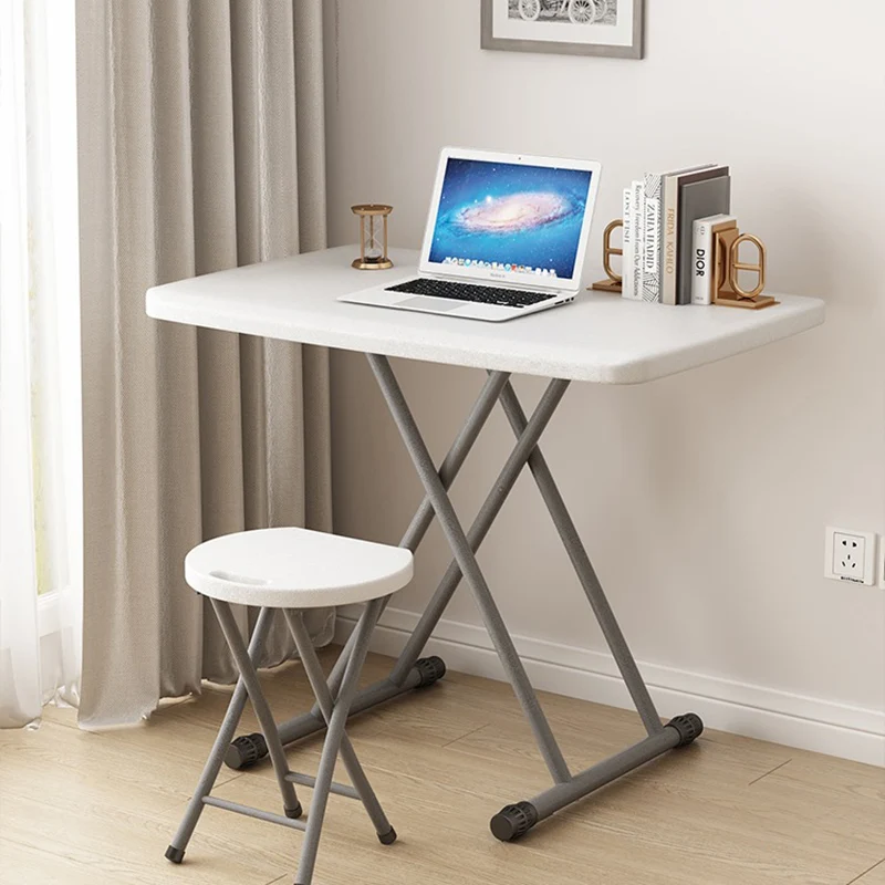 Modern Minimalist PP Plastic Iron Round X-Shaped Folding Chair For Living Room