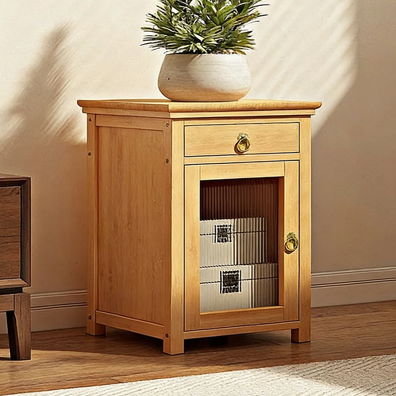 Traditional Chinese Square Nan Bamboo Iron Acrylic Display Rack 1/2/3/4-Tier For Living Room