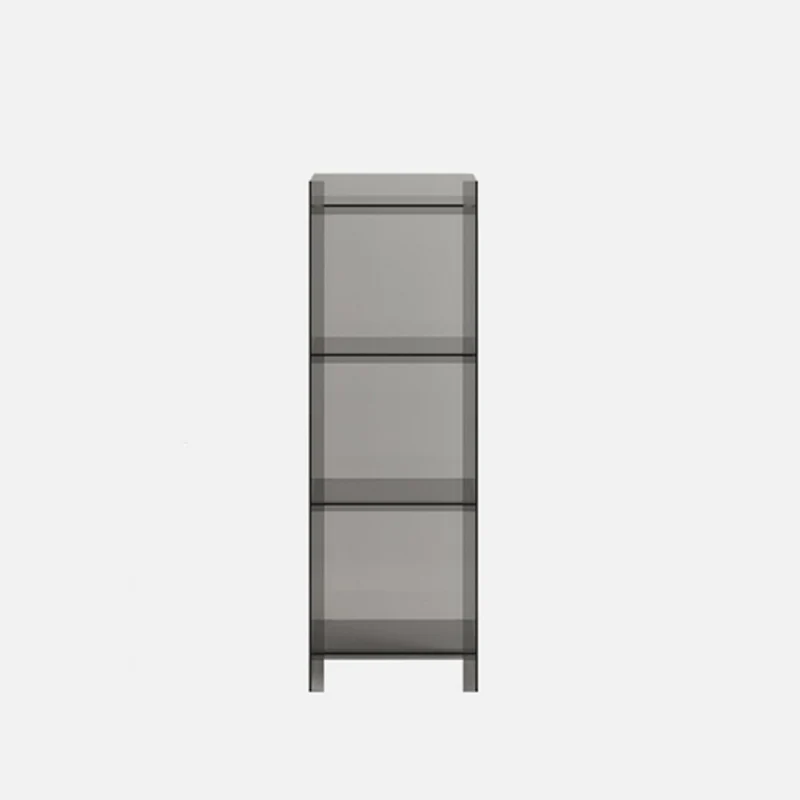 Modern Minimalist Square Rectangular Acrylic Display Rack 4/5-Tier For Living Room